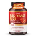 Ultra Red Yeast Rice mit CoQ10, Omega 3 Niacin, Vitamin D3 für Total Well-Being, Immunsystemunterstützung - USA Made & Tested (150 Count (Pack von 1))