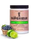 Superieur Elektrolyte–Plant basierte Elektrolyt-Ergänzung w/Sea Minerals für Hydration & Recovery–Keto Friendly, Non-GMO, Zero Sugar, Vegan, Gesundes Sportgetränk Pulver–Lime Blueberry (70 Servierungen)