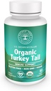 Organic Turkey Tail Mushroom Capsules – Immununterstützungsergänzung, Antioxidant Rich, Natural Digestive Health Aid, Vegan & Non-GMO Mushroom Capsules for Wellness & Vitality - 60 Kapseln (30 Portionen)