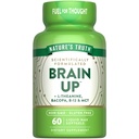 Nature's Truth Brain Up Softgels | 60 Count | mit L-Theanin, Bacopa, B-12 & MCT | Non-GMO und glutenfreie Ergänzung