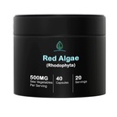 Holistic Bin Red Marine Algae Kapseln Gigartina und Dumontiacea Red Algae Ergänzungen | Glutenfrei, Vegan, Wild Harvested | Reich an Vegan Omega 3 (40 Kapseln)