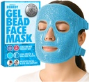 Perfekte Remedy Face Ice Pack, wiederverwendbare Hot & Cold Ice Face Maske, Gel Compress für die Unterstützung mit Puffy Eyes und die Unterstützung bei den Bedingungen des Schwellens, Gesichtsbehandlung Spa Cooling Maske für Frauen und Männer (blau)