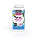 Charcocaps Fast Acting Gas Relief für Bloating & Flatulence, Drug Free Detoxifying Activated Charcoal Formula, 100 Kapseln, 30 Tage Versorgung, Pink