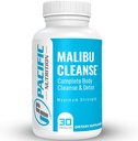 Malibu Cleanse - 15 Tage Cleanse - Gut und Colon Unterstützung - Fortgeschrittene Gut Cleanse Detox für Männer & Frauen Cascara Sagrada Bark, Aloe Vera, Psyllium Husk, Pro-Biotics - Made in USA