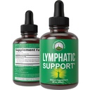 Lymphatic Drainage Drops. Sugar Free 7-in-1 Lymphe Detox und saubere Unterstützung. Vegan Ergänzung mit Echinacea, Red Clover Blossom, Burdock Root, Cleavers Herb, Licorice Root, und mehr!