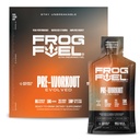 Frog Fuel Ultra Energy Gel & Pre Workout Shot mit 1500mg Beta Alanine, Elektrolyte 8g Protein Nano-Hydrolyzed Grass Fed Collagen, 10g Carbs, Glutenfrei, fettfrei, Berry, 1.2 oz Packets, 24 Pack