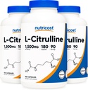 Nutricost L-Citrulline 750mg, 180 Kapseln (3 Flaschen)