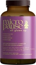 Alle Glown Up Advanced Beauty Complex Glow and Grow Gummies mit Biotin, Kollagen und Antioxidantien Vitamine A, C und E für Haar, Haut und Nägel.