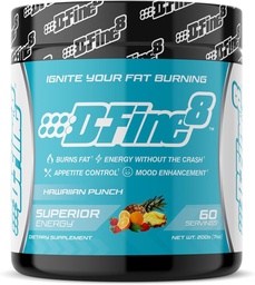 Thermogenic Pre-Workout Energy Powder & Shredding Supplement, Boost Energy Mood & Focus, Sugar Free, Enthält Senaktiv, Endurance, 300mg Koffein, N-Acetyl-L-Tyrosin (Hawaiian Punch)