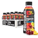 Protein2o 15g Whey Protein Isolate Hydration Drink Plus Energy & Focus, 350mg Elektrolyte, 125mg Koffein, Sugar Free, Cherry Lemonade, 16.9 oz Bottle (Pack von 12)