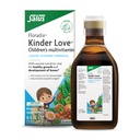 Floradix Kinder lieben Kinder Multivitamin - Kräuterergänzung - Flüssiges Multivitamin für Kinder - Vitamine A, C, D & E, Calcium &amp; Mehr - Vegetarisch, Non-GMO, Gluten-Free - 8,5 fl oz