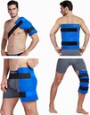 Koo-Care Large Flexible Gel Ice Pack & Wrap mit Riemen für heiße kalte Therapie - Schmerzlinderung für Schulter Rotator Manschette, Rücken, Hip, Knie Ersatzchirurgie, Shin Splint Injuries Wiederverwendbar - 11" x 14"