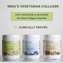 INJA Wellness Veg Collagen Supplement für Frauen, Männer, 100% Vegetarisches Kollagen, Nur Original Veg Collagen Powder, Kein Zuckerzusatz, verbessert Haut- und Haargesundheit, Reduzieren feine Linie und Falten,