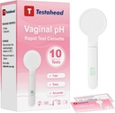 Spezialisierte weibliche Vaginal pH Balance Test Sticks 10 Stück, Yeast Infection Detection Kit, BV Test, Designed for Women, Safe and hygienic