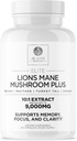 DR. EMIL NUTRITION 9000mg Bio Lions Mane Supplement Kapseln mit Chaga, Reishi & Maitake - Natürliche Pilzmischung für Wellness-Unterstützung