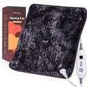 Bearhug XL Elektrisches Heizkissen 20''x24''' Doppel-Sided Faux Fur Heated Pad, 6 Heat Levels, 2H Auto-Off, Moist & Dry Heat Therapy for Back Pain Relief, Machine Washable, ETL Certified, Geschenkbox