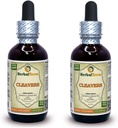 Cleavers (Galium Aparine) Tincture, Organic Dried Above-Ground Parts Liquid Extract (Markenname: HerbalTerra, Proudly Made in USA) 2x2 fl.oz (2x60 ml)