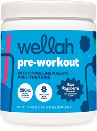Wellah Get-Going Pre-Workout Drink Mix (Blaue Himbeer Flavored, 30 Portionen)