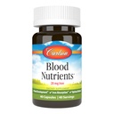 Carlson - Blut Nährstoffe, 28 mg Eisen, Blutentwicklung, Eisenabsorption & Optimale Wellness, 40 Kapseln