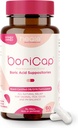 BoriCap - Boric Acid Suppositories für Damen - 600 mg - Vaginal Health & Balance, Itch & Odor - Natural Relief - Feminine Care - Feminine Hygiene Produkte - Made in USA von Heale - 60 Kapseln