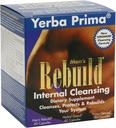 Yerba Prima Men's Rebuild Cleansing Program Box - Dreißig Tage Innenreiniger für den ganzen Körper - Hergestellt mit ultra-absorbierenden Bentonite Clay & Psyllium für Regularity Support