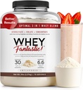 3-in-1 Whey Protein Powder Unflavored 5lb – 30g Grass-Fed Protein aus Whey Hydrolysat, Isolat und Konzentrat pro Portion – Non-GMO, Soy-Free, Sugar-Free – 63 Servierungen
