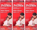 Tylenol Chld Cherry Liq Größe 4 Fl oz Tylenol Kinder Cherry Blast Oral Suspension Pack von 3
