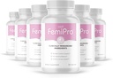 Femipro Bladder Control Supplements für Frauen & Männer, Natürliche Kräuter & Probiotische Mischung, unterstützt Urinary Tract Gesundheit & Microbiome Balance | Made in USA Non-GMO, 30 Kapseln, 6 Monate Versorgung