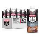 Muscle Milk Pro Advanced Nutrition Protein Shake, Knockout Chocolate, 11 Fl Oz Carton, 12 Pack, 32g Protein, 1g Zucker, 16 Vitamine & Minerals, 5g Fiber, Workout Recovery, Packaging May Vary