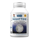 ANDREW LESSMAN Nachtzeit 30 Kapseln - 3mg Melatonin, Valerian, Ashwagandha, Passionflower, Hopfen, Kamille. Kein Morgen Grogginess. Natürliche Unterstützung, sanfter Ruheschlaf. Einfach zu Swallow Kapseln
