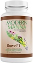 Bowel #1: Constipation Relief Formula - Natural Herbal Laxative - Gentle, Effective, No Harsh Side Effects - Relieves Constipation, Gas und Bloating - Vegan (60-Day Supply, 120 Kapseln)