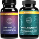 Primal Harvest Mind Fuel & Magnesium Glycinate Ergänzungen für Frauen und Männer Magnesium und Mind Fuel Brain Booster Pillen Bundle