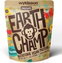 Vegane Proteinpulver (1kg) - 28 Servierungen - EarthChamp von Wyldsson - Plant Based Chocolate Protein Shake - Dairy Free - Lactose Free (Choc)