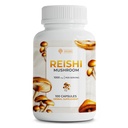 SIRUNES Reishi Mushroom Capsules – 100-Count Reishi Mushroom Supplement für Stress und Immununterstützung – 1000mg High-Strength Adaptogen Mushroom Superfood Capsules – Non-GMO und natürlich