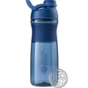 BlenderBottle SportMixer Shaker Bottle Perfekt für Protein Shakes und Pre Workout, 28-Ounce, Navy