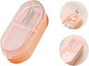 Pille Cutter, Professionelle Pille Splitter zum Schneiden von kleinen Pillen oder großen Pillen in der Hälfte (Pink)