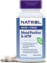 Natrol Mood Positiv 5-HTP und L-Theanin für Balanced Mood und Entspannung, 50 Tabletten, bis zu einem 50-Tage-Versorgung