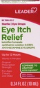 LEADER Sterile Augentropfen für Augenallergien & Itch Relief, Ketotifen Antihistaminlösung 0,035 %, Arbeit in Minuten, bis zu 12 Stunden, Beschreibung Stärke 0,34 oz