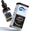 Reine Shilajit Resin Flüssigkeit | Hohe Potenz, authentisch,Natural | für Detox Cleanse Immununterstützung Gehirn Booster und Energie | Enthält Fulvic Acid Trace Minerals | 2 Fl Oz