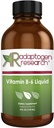 Vitamin B6 Flüssigkeit 50mg mit Magnesium + Zink | Adaptogen Forschung | 24 Servierungen / 4 Fluidoz