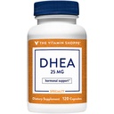 Der Vitamin Shoppe DHEA 25MG, Hormonelle und gesunde Aging Unterstützung für Männer und Frauen, Einmal täglich (120 Kapseln)