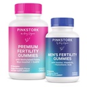 Pink Stork Fertility Gummies for Women and Men, 1 Month Supply