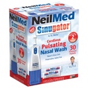 NeilMed Sinugator Akku pulsierende Nasal Wash Kit mit einem Irrigator, 30 vorgemischte Pakete und 3 AA Batterien(Pack von 1)
