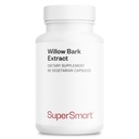 Supersmart - Willow Bark Extrakt 530mg pro Tag (hohe Potenz) - 15% Salicin - Natürliche Willow Bark Kräuterergänzung | Non-GMO & Gluten kostenlos - 60 vegetarische Kapseln