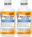 Vital Earth Minerals Fulvic Humic Mineral Blend Liquid 2-Pack – Fulvic Acid Supplement mit 70+ Trace Minerals, Elektrolyte für Erholung, Balance & Energy, 32 Oz Ea + 1 Oz Cup Ea