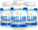 NutraPro White Lung Lung Cleanse & Detox. Unterstützung von Lung Health. Unterstützt Respiratory Health. 60 Kapsel - Made in GMP Certified Facility.