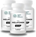 120 mg High Dosage Melatonin Max in Easy-to-Swallow Kapseln - 30 Portionen (Pack von 3)