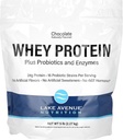 Lake Avenue Whey Protein + Probiotika, Schokolade, 5 lb Beutel (2.27 kg), Ernährung