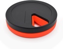 Travel RX Pill Case by Type Two Labs – Weekly 7 Day Pill Box, Compact Magnetic Pill Organizer für Geldbörsen oder Taschen, Rugged Daily Caddy hält Vitamine, Ergänzungen, Medikamente. (Hazard Orange)