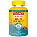 Natur gemacht Wellblends Calm Mind & Body, Magnesium Citrat, Ashwagandha 125mg & GABA 100mg Mischung für Stress Relief, 38 Gummy Vitamine